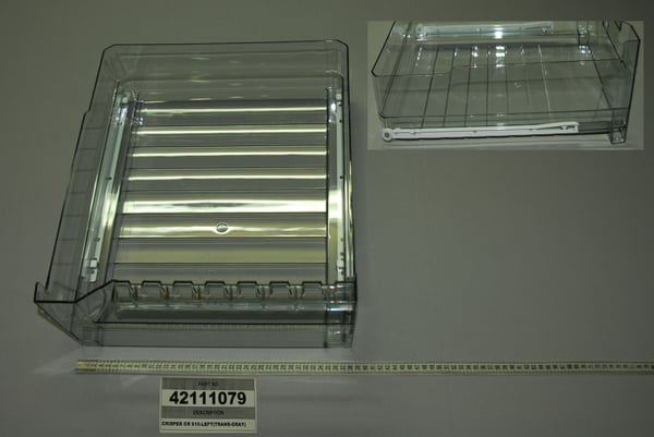 Crisper GR 910-Left (Trans-Gray)