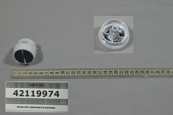 Knob GR/Tigris/White-Smoked
