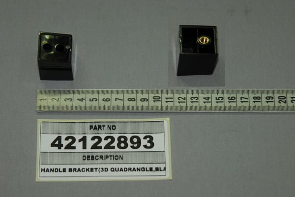 Handle Bracket (3D Quadrangle,Black)