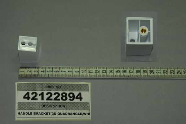 Handle Bracket (3D Quadrangle,White)