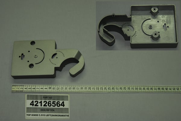 Top Hinge C./910 Left (Darkgramatver) RV3