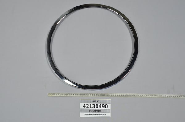 Front Porthole Frame-D180-v2-Crome-Pvd