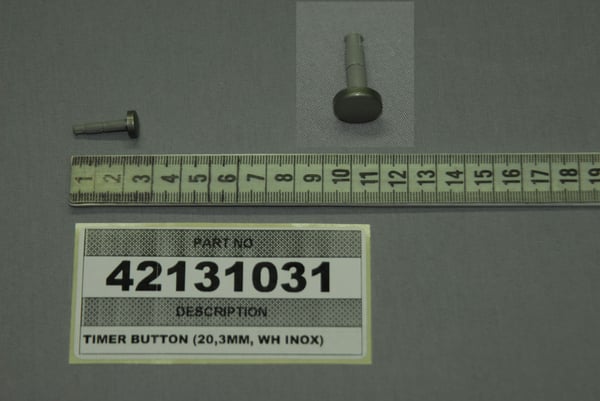 Timer Button (20,3MM, Wh Inox)