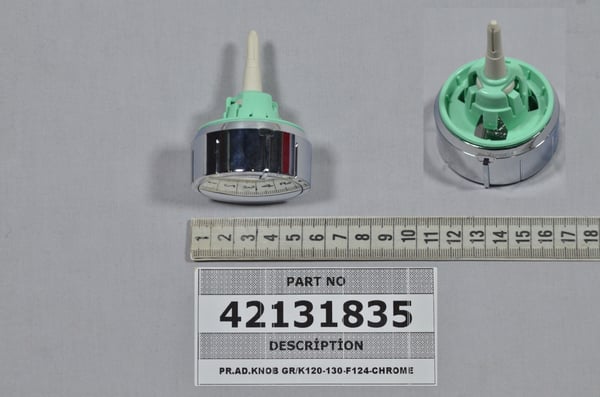 Pr.Ad.Knob GR/K120-130-F124-Chrome