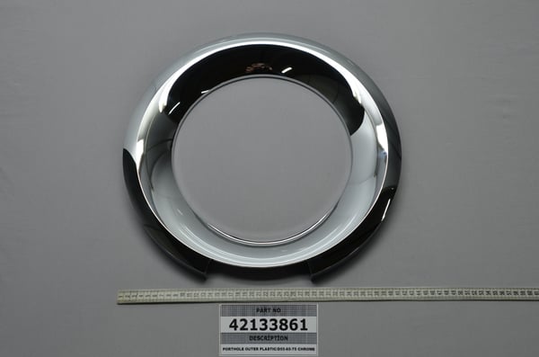 Porthole Outer Plastic/D55-65-75 Chrome