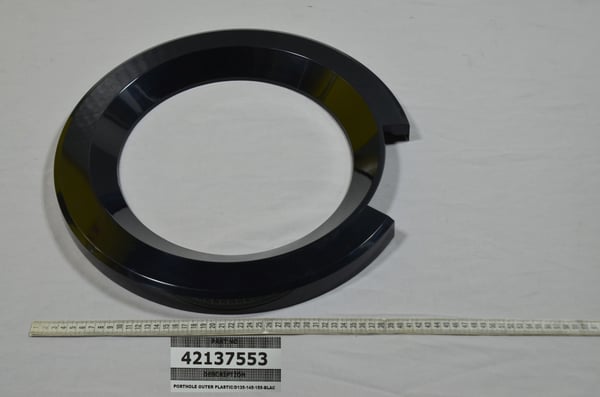 Porthole Outer Plastic/D135-145-155-Blac