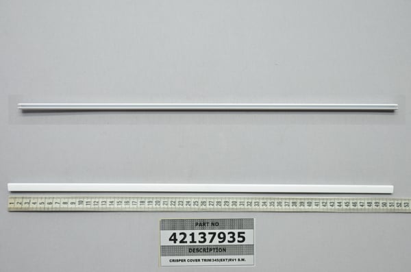 Cr.Glass Shelf Prf/345 (Ext) Wh RV1 505