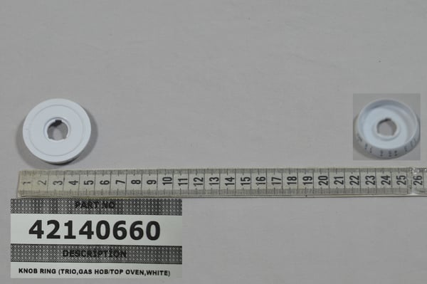 Knob Ring (Trio,Gas Hob/Top Oven,White)