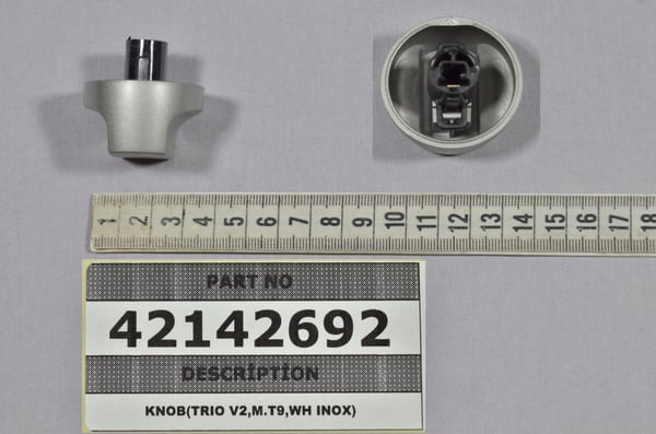Knob (Trio v2,M.T9,Wh Inox)
