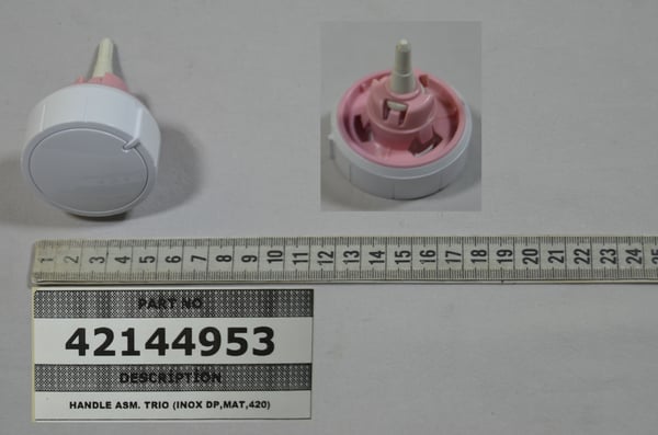 Pr.Adj.Knob GR/K160-170 Fgl/Byz P6-White
