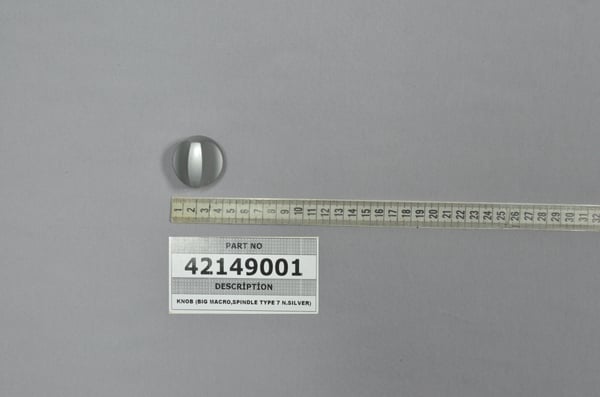 Knob (Big Macro,Spindle Type 7 N.Silver)