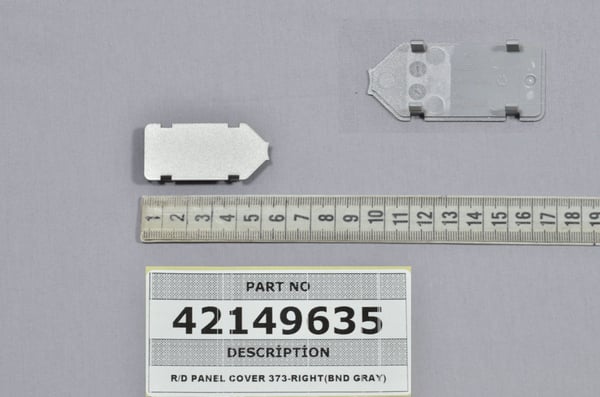 R/D Panel Cover 373-Right (Bnd Gray)