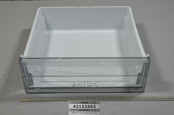 Crisper/373 (Trans-Wh.Gray) Sharp 432C Sr