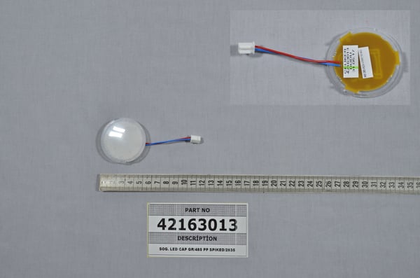 LED Cover GR/485 PP Spiked/2835