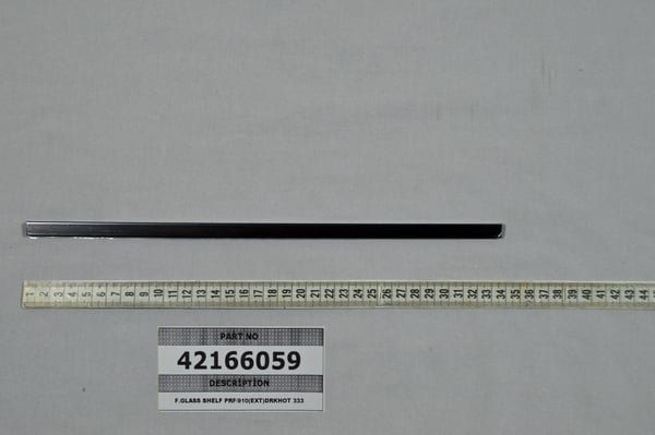 F.Glass Shelf Prf/910 (Ext) Drkhot 333