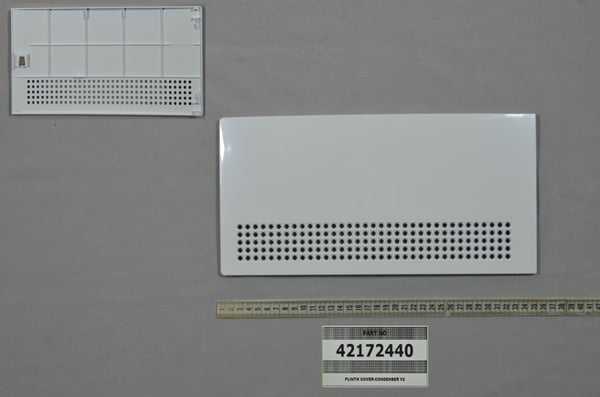 Plinth Cover 2/F/Cond/Wht (TD)