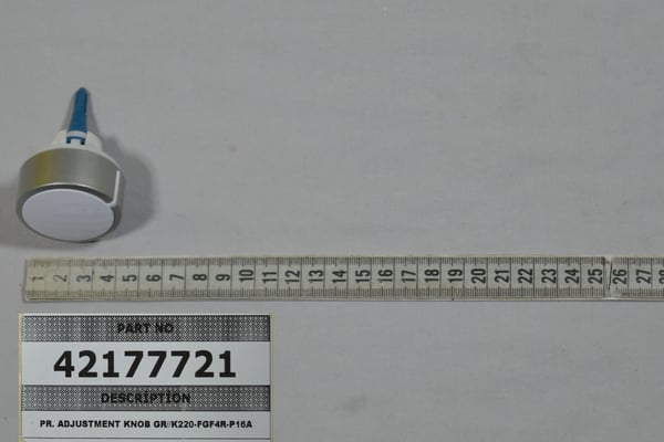 Pr. Adjustment Knob GR/K220-FGF4R-P16A