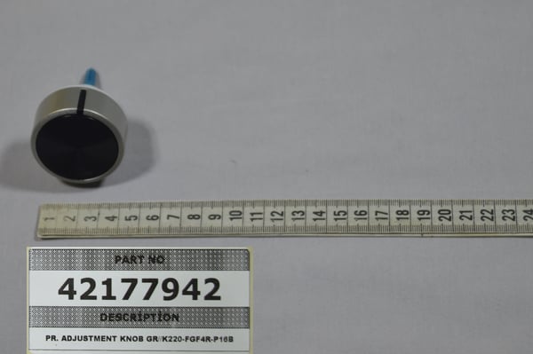 Pr. Adjustment Knob GR/K220-FGF4R-P16B