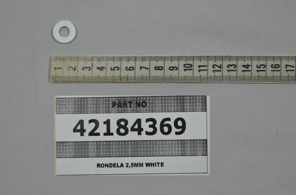Washer Pls 2,5MM White