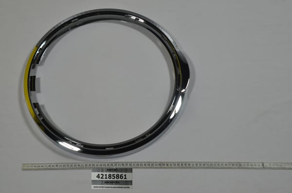 Door Outer Pls/D40-Glass/Pvd-Chrome Coat