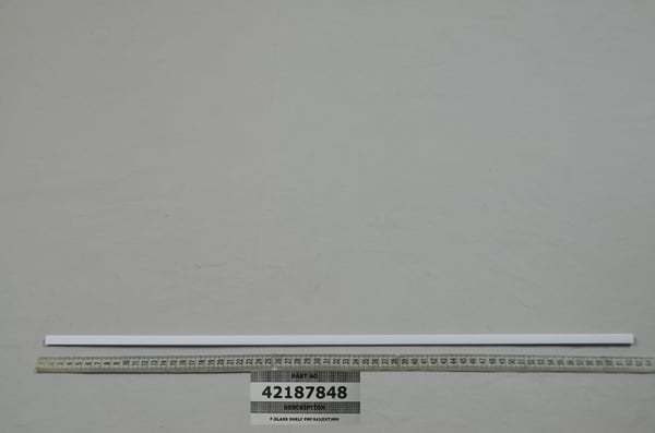 F.Glass Shelf Prf/543 (Ext) Wh