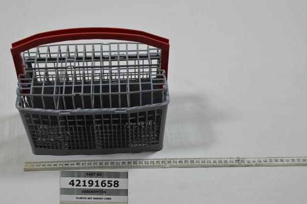 Plastic Set Basket-3/Red