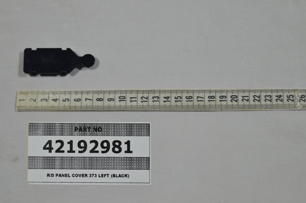 R/D Panel Cover 373 Left (Black)