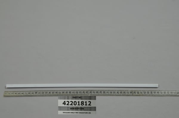 Cr.Glass Shelf Prf/1500 (Ext) Wh 452