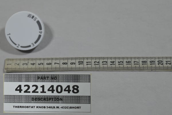 Thermostat Knob/346 (S.W.-432C) Short