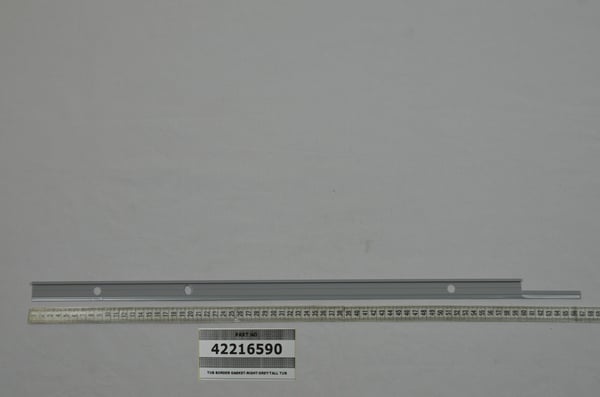 Tub Border Gasket-Right/Grey/Tall Tub