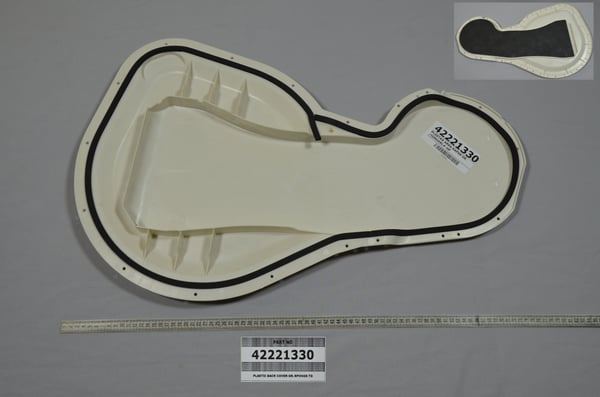 Plastic Back Cover GR./Sponge-TD