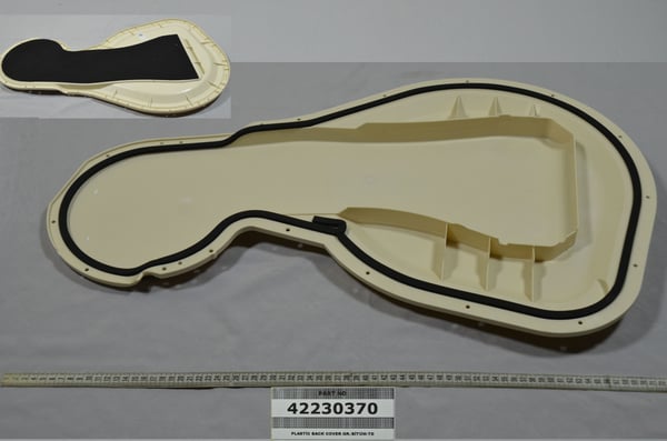 Plastic Back Cover GR./Bitum-TD