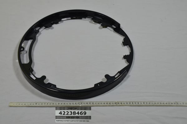 Porthole Outer Plastic/C707180819091 Bla