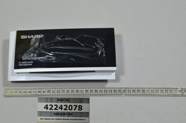Det.Draw.Cov.Insert/Sharp B3T2 (ES-NFB714