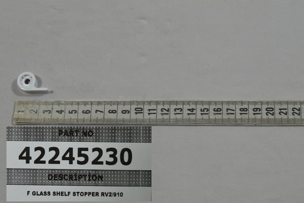 F Glass Shelf Stopper RV2/910