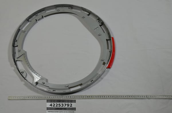 Porthole Outer Plastic G/C104-105-Silver