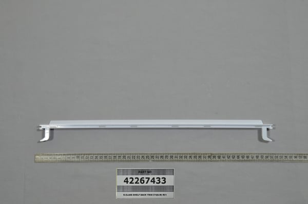 R.Glass Shelf Back Trim/374 (S.W) RV1