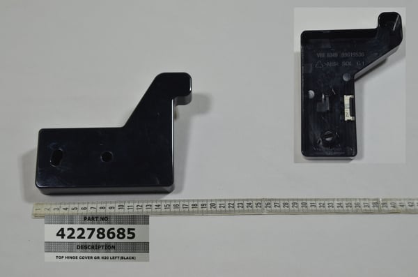 Top Hinge Cover GR /620 Left (Black)