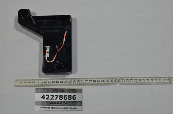 Top Hinge Cover GR /620 Right (Black)