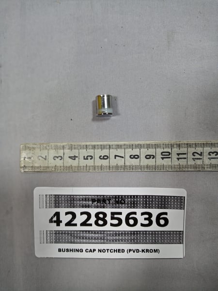 Bushing Cap Notched (Pvd-Krom)