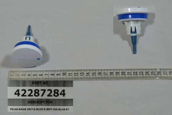 Pr.Ad.Knob GR/T/G.Blue-K.Wht-Ind.Blue-K1