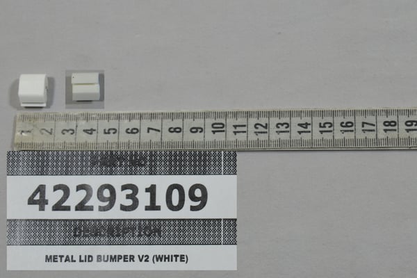 Metal Lid Bumper v2 (White)
