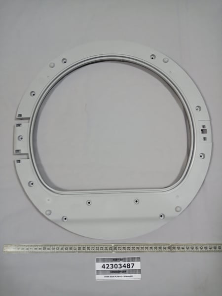 Inner Door Plastic-2 Glass/Gri