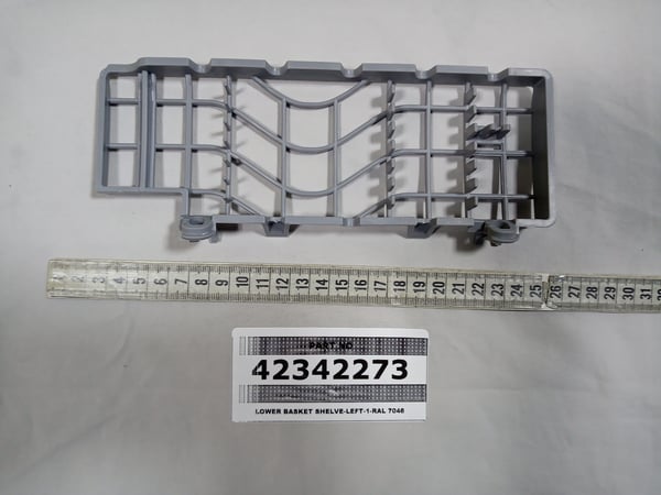 Lower Basket Shelve-Left-1-RAL 7046