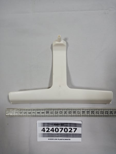 Overflow Plastic/White
