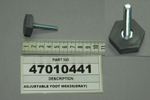 Adjustable Foot M6X35 (Gray)