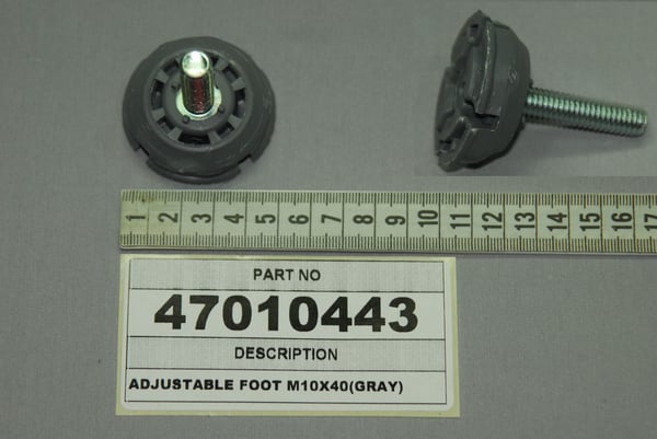 Adjustable Foot M10X40 (Gray)