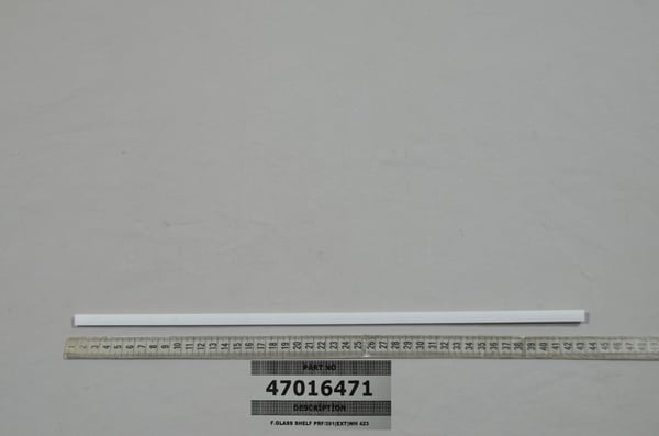 F.Glass Shelf Prf/391 (Ext) Wh 423