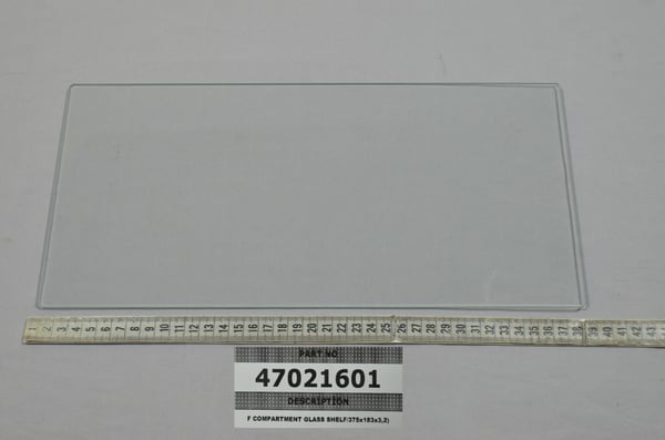 F Compartment Glass Shelf/375x183x3,2)