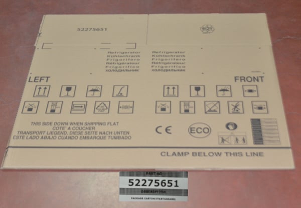 Pack. Carton 1700 Ank (Double Wave)